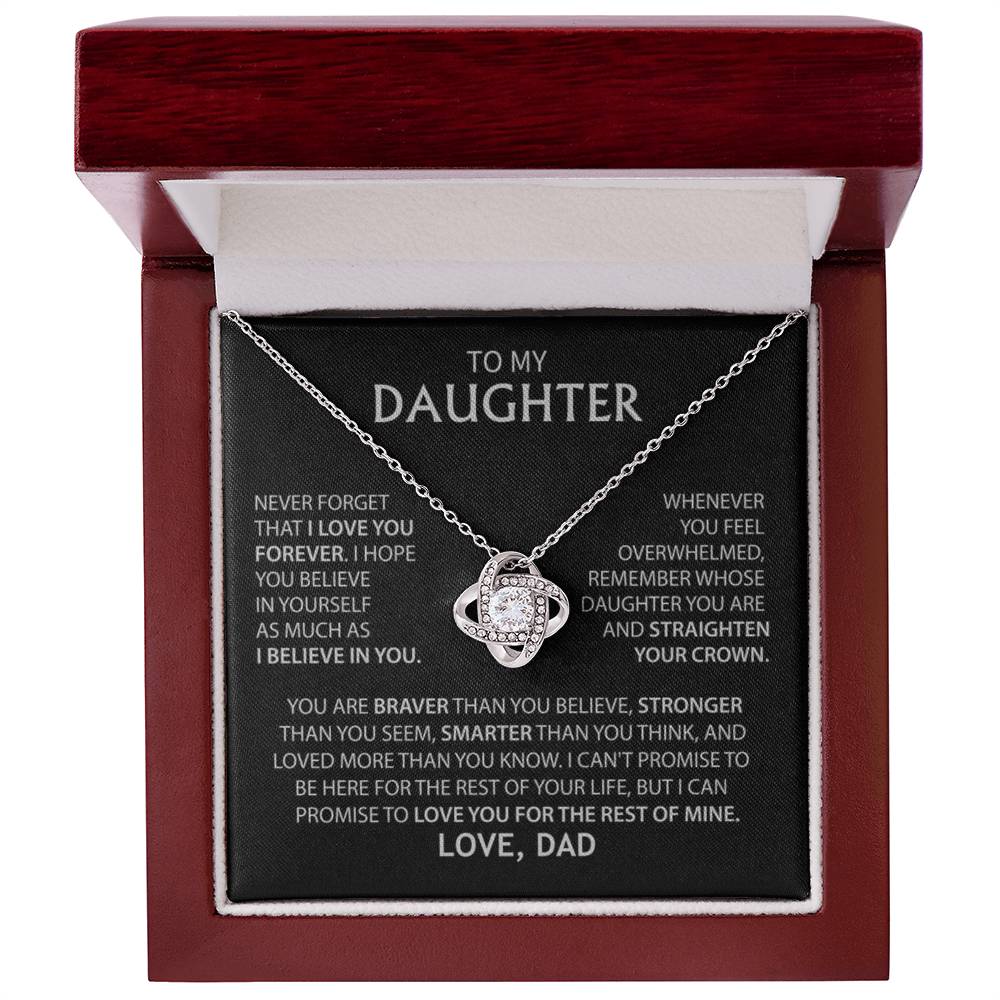 To My Daughter - Love Dad - Necklace Gift Set